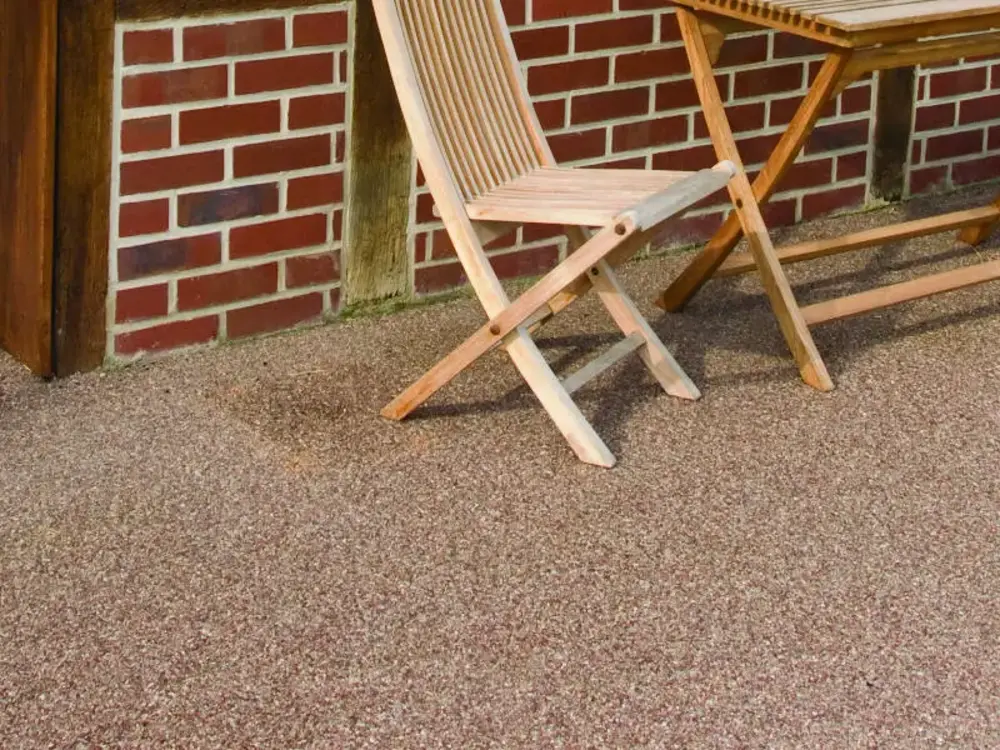 Terrazza risanata con nuova finitura
